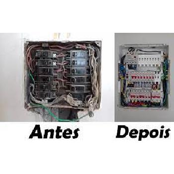 Troca Substituição de Quadro Elétrico de Força em Água Branca